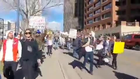 NoGreenPass Protests in Edmonton, Canada