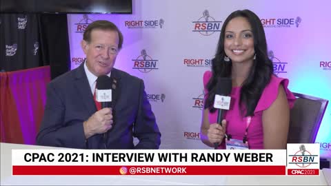 Interview with Randy Weber at CPAC 2021 in Dallas 7/10/21