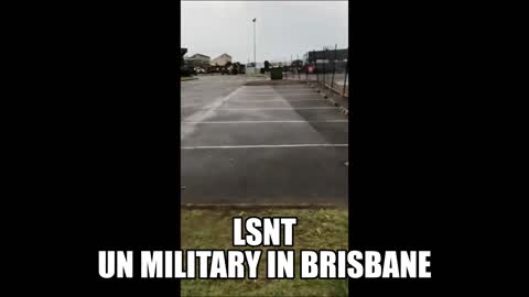 UN Military Tanks In Brisbane Australia - What are they DOING THERE