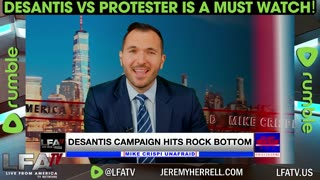DESANTIS VS PROTESTER IS A MUST WATCH!!