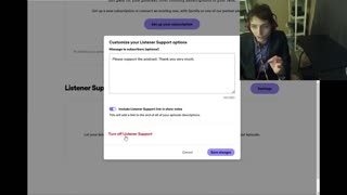 Tutorial For How To Disable Listener Support On Your Podcast On Spotify For Podcasters