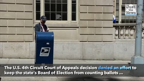 Federal appeals court allows North Carolina to accept mail-in ballots nine days after polls close