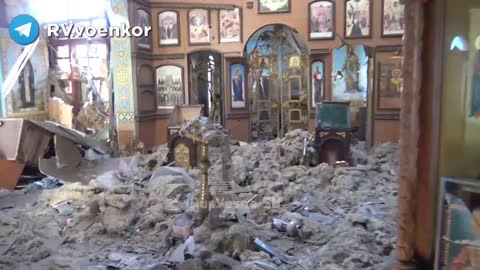 Ukraine War - The consequences of the shelling of the temple in Terny by the Nazis