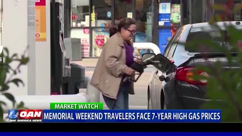 Memorial weekend travelers face seven-year high gas prices