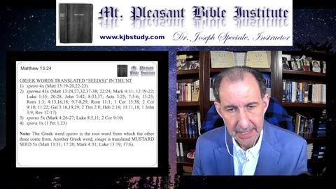 Mt. Pleasant Bible Institute (04/29/24)- Matthew 13:24-25