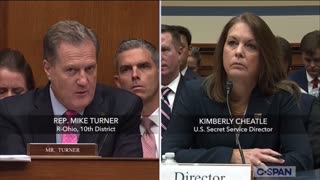 7/22/24 OH Rep Mike Turner grills Secret Service Dir Kimberly Cheatle about the added Iranian threat
