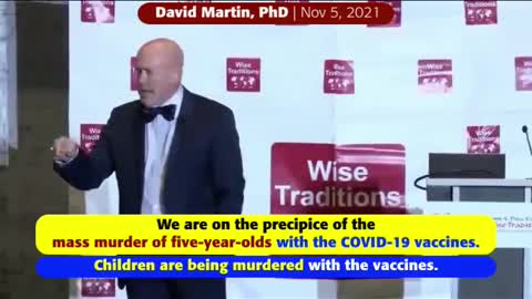 "We are going to murder 5 year olds with Covid vaccines" - Dr David Martin