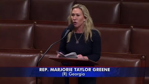 Marjorie Taylor Green Implores the House to Focus on American Issues Instead of Global Issues.