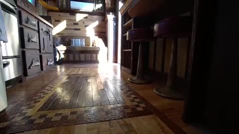 The Most Unique Tiny Home Ever Built - Totally Custom Woodwork & Craftsmanship