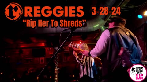 Heart Of Glass Blondie Tribute Band Covering Blondie's Rip her To Shreds Reggie's Chicago 3-28-24