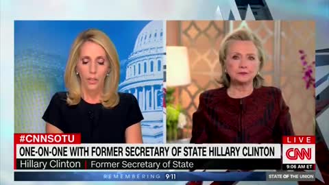 HILLARY CLINTON: 9/11 is a reminder the US must deal with extremism of any kind.