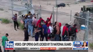 Biden's Border Patrol Opens Gates To Allow Illegal Aliens Into The Country