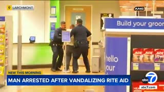 Man goes on vandalism rampage inside L.A. Rite Aid