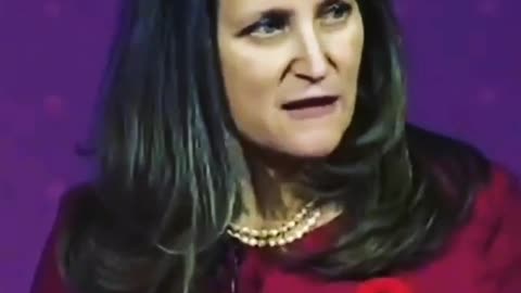 Schwabian dystopia - Intolerant WEF witch: unjabbed are unwelcome in Chrystia Freeland's audience