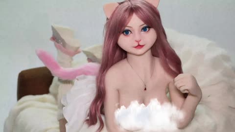 Aby Anthropomorphic Kitten Sex Doll 156cm by Dolls Castle - Showroom Video