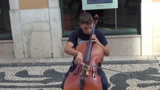 Lisbon Portugal 2015 Cristian's Classical Music Busking