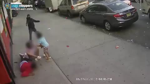 Thug Attacks Family in Broad Daylight in NYC, Gets Inches from Murdering Two Young Children