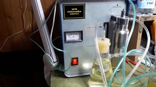 Inhalation with Hydrogen and solving problem with NaOH vapor