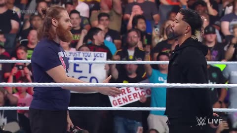 Jey uso reunites with sami zayn on raw "highlights sep. 4. 2023