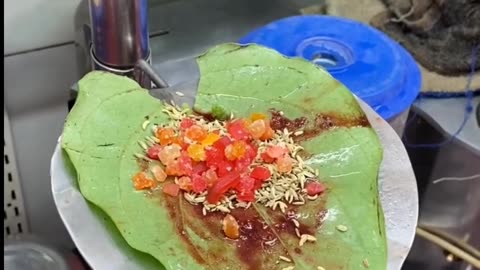 Banarasi pan making