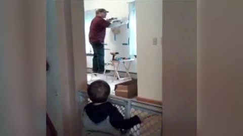 Dad Argues With Toddler