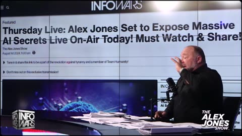 Alex Jones Is The Main Opposition To AI Takeover In Google Wargames