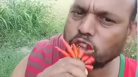 #funny chili eating #viral