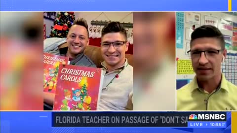 Florida teacher on Anti-Groomer Bill: "It scares me that I am not going to be able to have these conversations with my children"