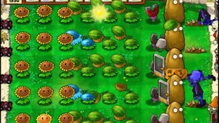 Plants vs Zombies Supervivencia 01 Dia