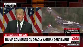 Trump: Amtrak Derailment ‘All the More Reason Why We Must Start Fixing the Infrastructure’