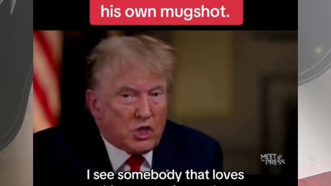 Trump describes his own MugShot - Do you Agree? #donaldtrump #presidenttrump #viral