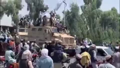 US TAX DOLLARS AT WORK: Taliban holds military parade with gifts from Joe Biden.