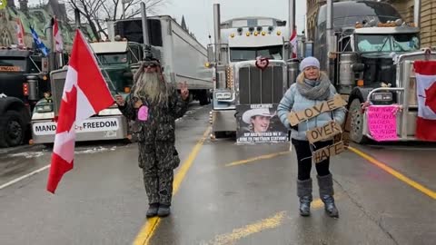 Freedom Convoy 2022, Ottawa, Canada Blockade video highlights & NBC Interviews Pat King