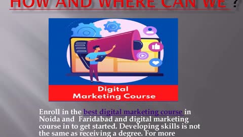 Online digital Marketing Institute Near Me faridabad And Ghaziabad.