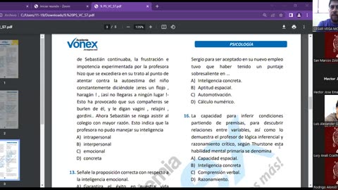 VONEX SEMESTRAL INTENSIVO | SEMANA 07 | PSICOLOGÍA