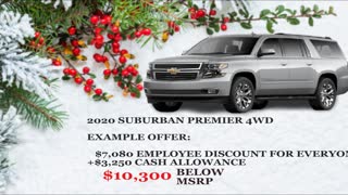 Chevrolet Suburban Employee Discount Ad