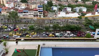 Protesta autopista a Floridablanca