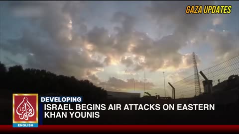 Israel begins air attacks on eastern Khan Younis | Aljazairnews