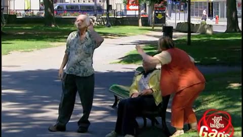 Deaf Old Man And Crazy Wife Prank