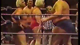 (1978.03.20) Andre the Giant, Dusty Rhodes & Mil Mascaras vs Ken Patera, Mr. Fuji & Tanaka - WWWF