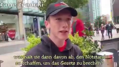 Junge über die Impfung / Nebenwirkungen / Kontrolle / Druck