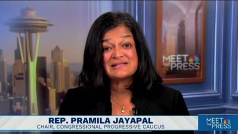 Crackpot Democrat Jayapal Says Israel's Policies in Gaza are Racist