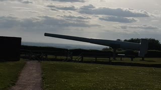 Gun . At Fort Nelson. Hampshire. England