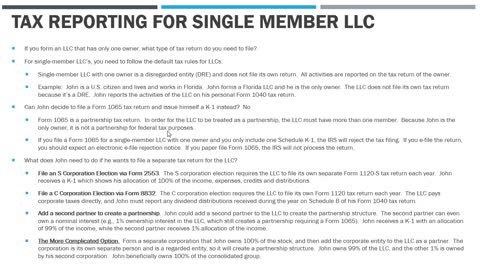 Can I File a Form 1065 For My Single Member LLC?