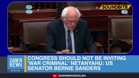 Senator Bernie Sanders To Boycott Netanyahu’s US Congress Speech _ Dawn News English