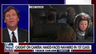 Tucker Carlson Mocks Ana Navaro’s Airplane Mask Hypocrisy
