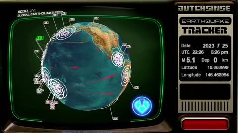 07-26-23 - Large Earthquakes due this week - M7+ due in 2 locations & M5's across the board