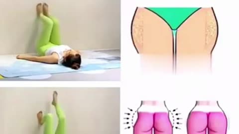 Fitness yoga# exercise women exercise at home