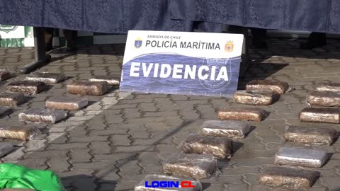 Policía Marítima incautó 123 kilos de droga transportada por mar desde Perú