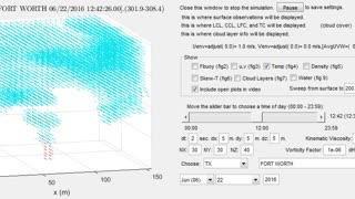 surface heat plume in Navier-Stokes 3d simulation